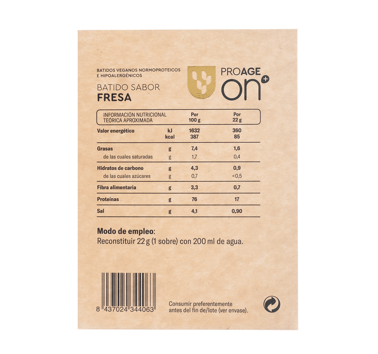 ProAge_On+Fresa-2 Proage on plus fresa